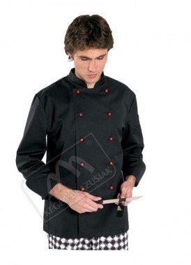Bluza kucharska długi rękaw czarna