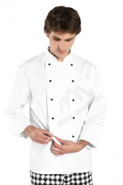 Bluza kucharska długi rękaw biała