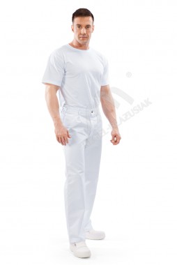 Spodnie do pasa CLASSIC białe