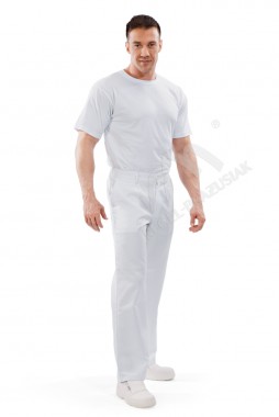 Spodnie męskie białe