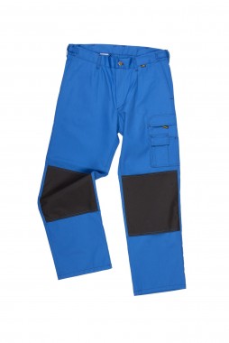 Spodnie do pasa WORK niebieski/czarny