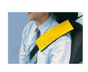 Poduszka KOSZULKA na pas bezpieczeństwa żółta
